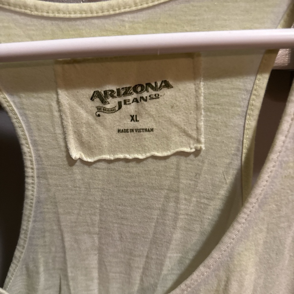 Arizona Jean Company Light Tan Tank Top